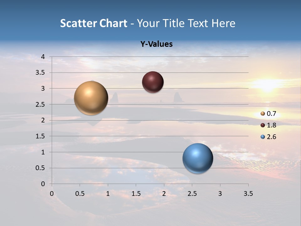 A Beautiful Sunset Over The Ocean With Rocks In The Background PowerPoint Template
