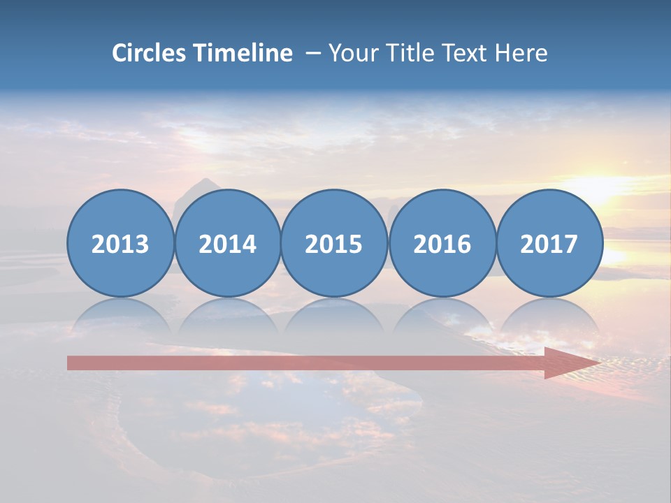 A Beautiful Sunset Over The Ocean With Rocks In The Background PowerPoint Template