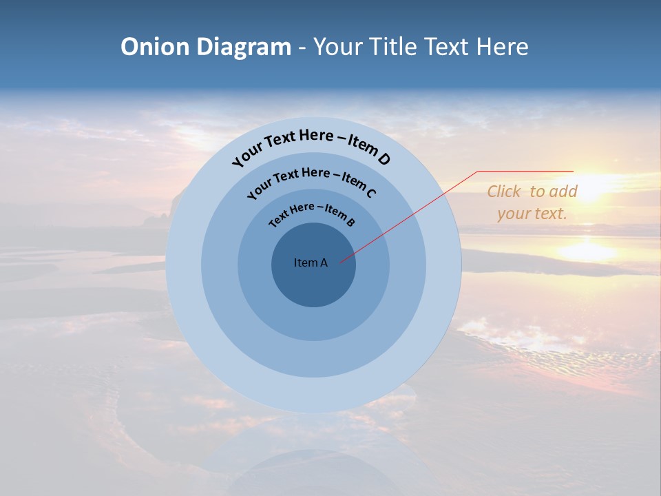 A Beautiful Sunset Over The Ocean With Rocks In The Background PowerPoint Template