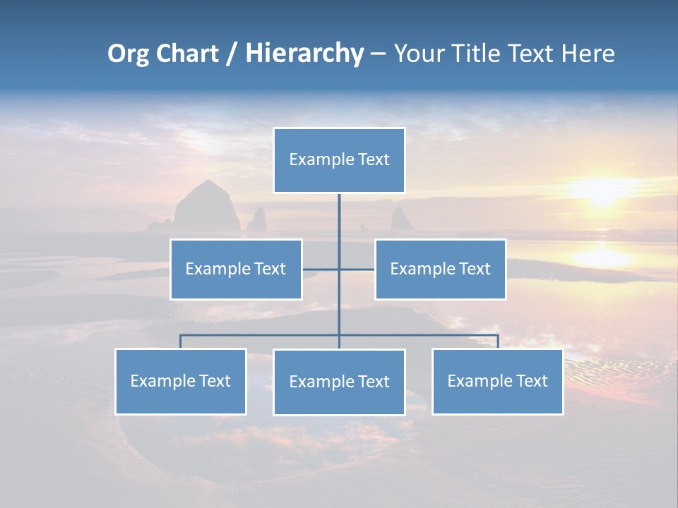 A Beautiful Sunset Over The Ocean With Rocks In The Background PowerPoint Template