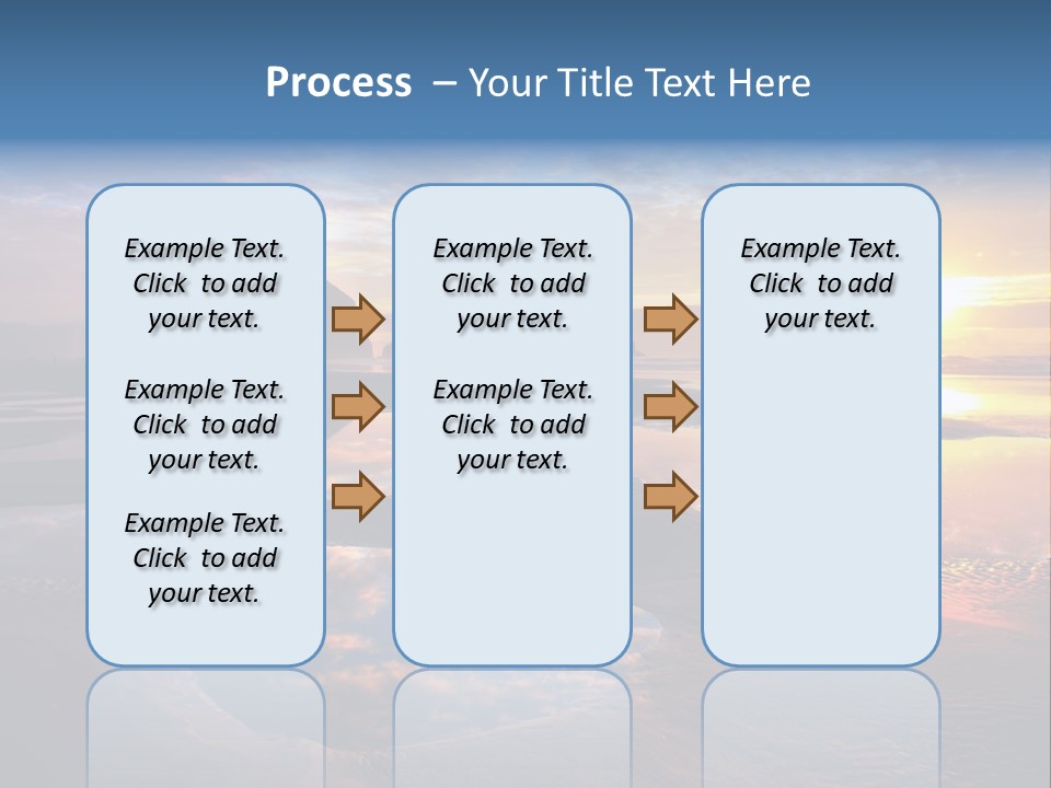 A Beautiful Sunset Over The Ocean With Rocks In The Background PowerPoint Template
