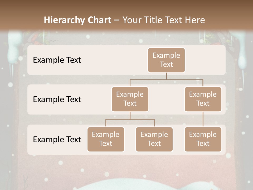 A Picture Of A Fox In The Snow PowerPoint Template