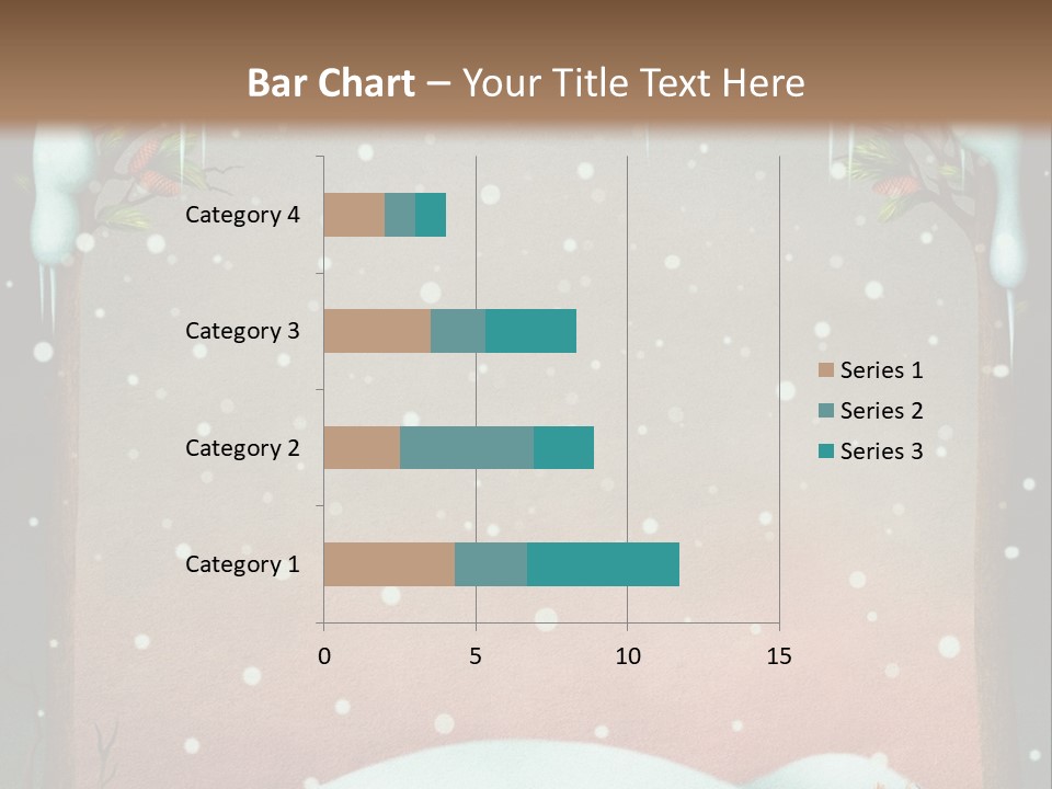 A Picture Of A Fox In The Snow PowerPoint Template
