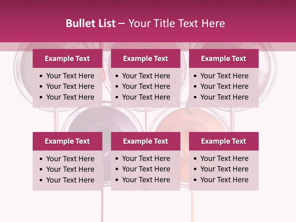A Group Of Paint Bottles With Dripping Paint On Them PowerPoint Template