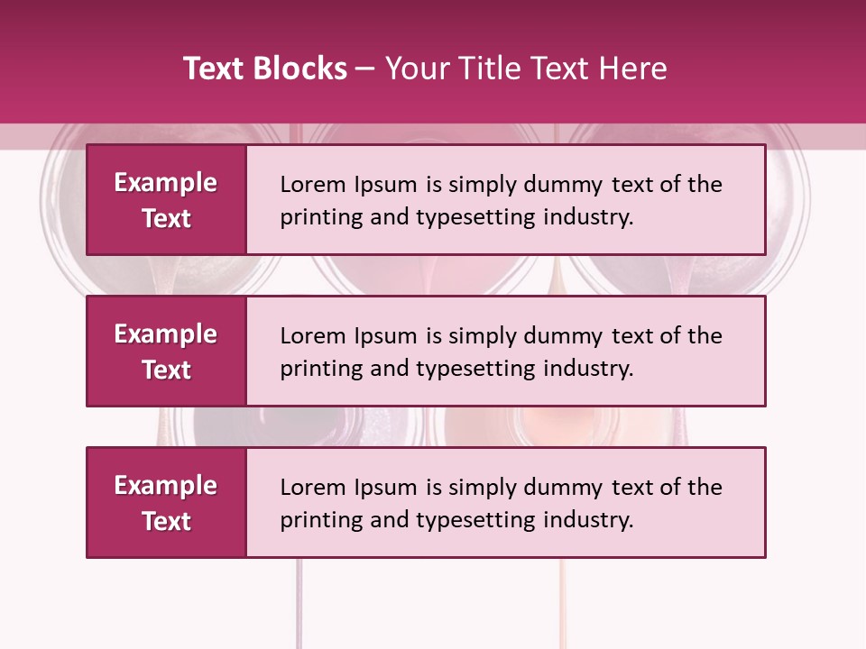 A Group Of Paint Bottles With Dripping Paint On Them PowerPoint Template
