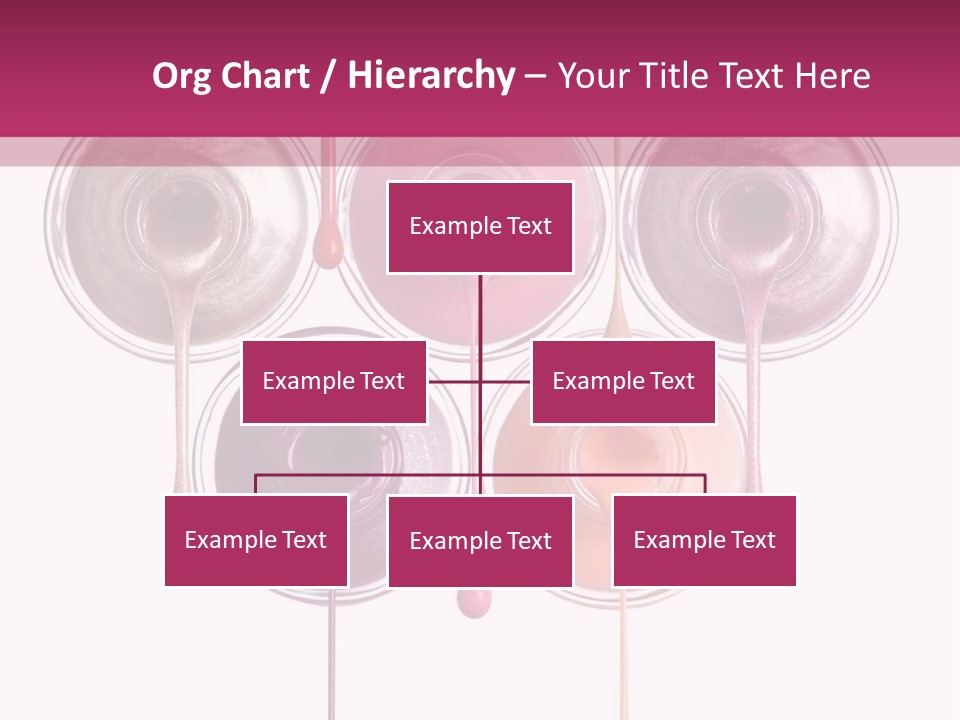 A Group Of Paint Bottles With Dripping Paint On Them PowerPoint Template