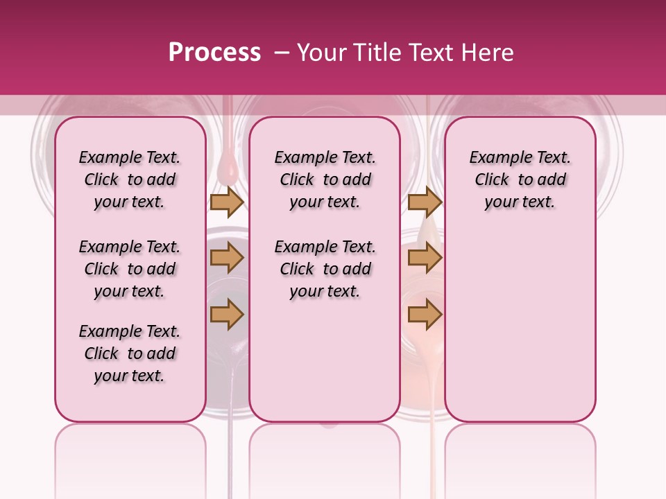 A Group Of Paint Bottles With Dripping Paint On Them PowerPoint Template