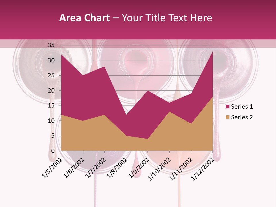 A Group Of Paint Bottles With Dripping Paint On Them PowerPoint Template