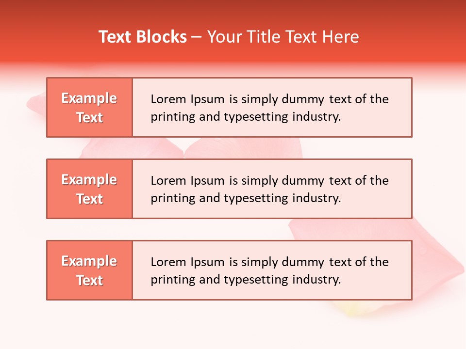 A Group Of Pink Flowers On A White Background PowerPoint Template