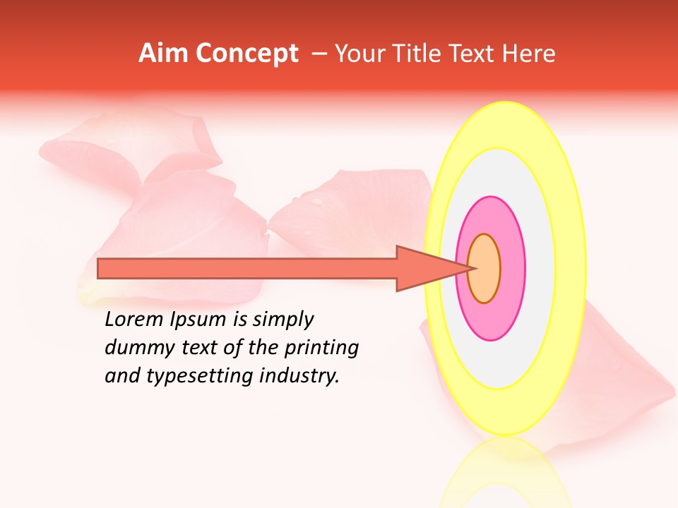 A Group Of Pink Flowers On A White Background PowerPoint Template