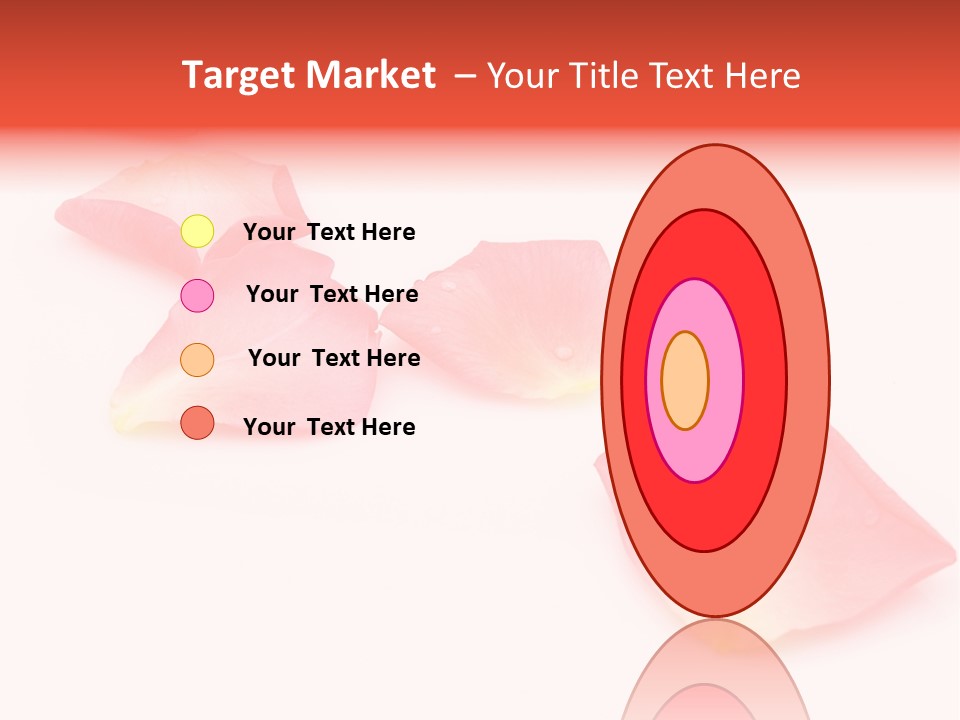 A Group Of Pink Flowers On A White Background PowerPoint Template