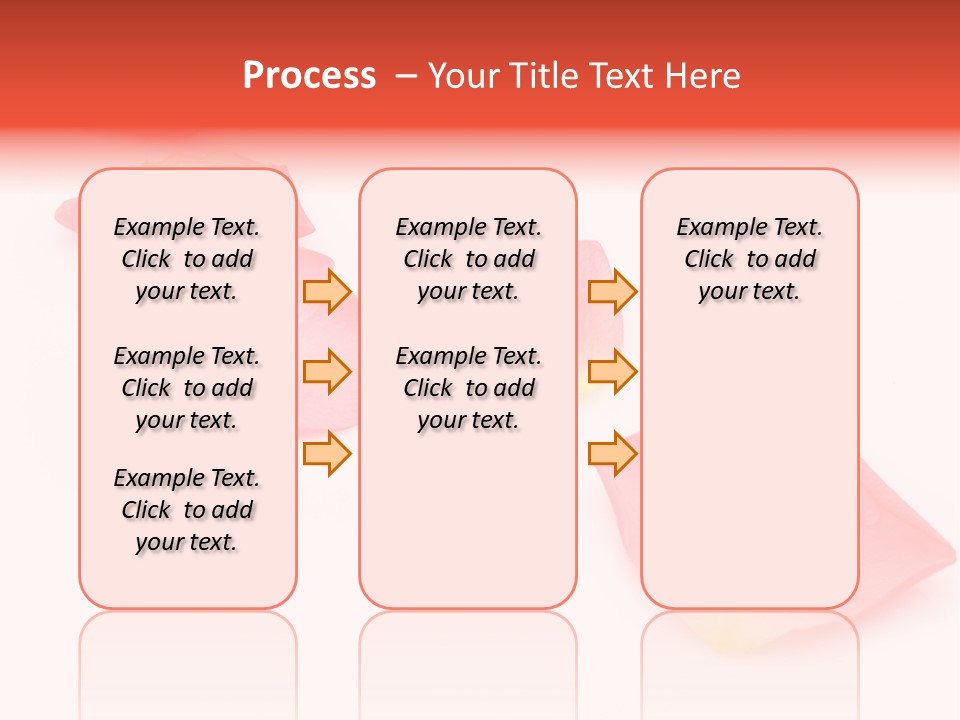 A Group Of Pink Flowers On A White Background PowerPoint Template
