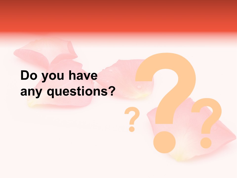 A Group Of Pink Flowers On A White Background PowerPoint Template