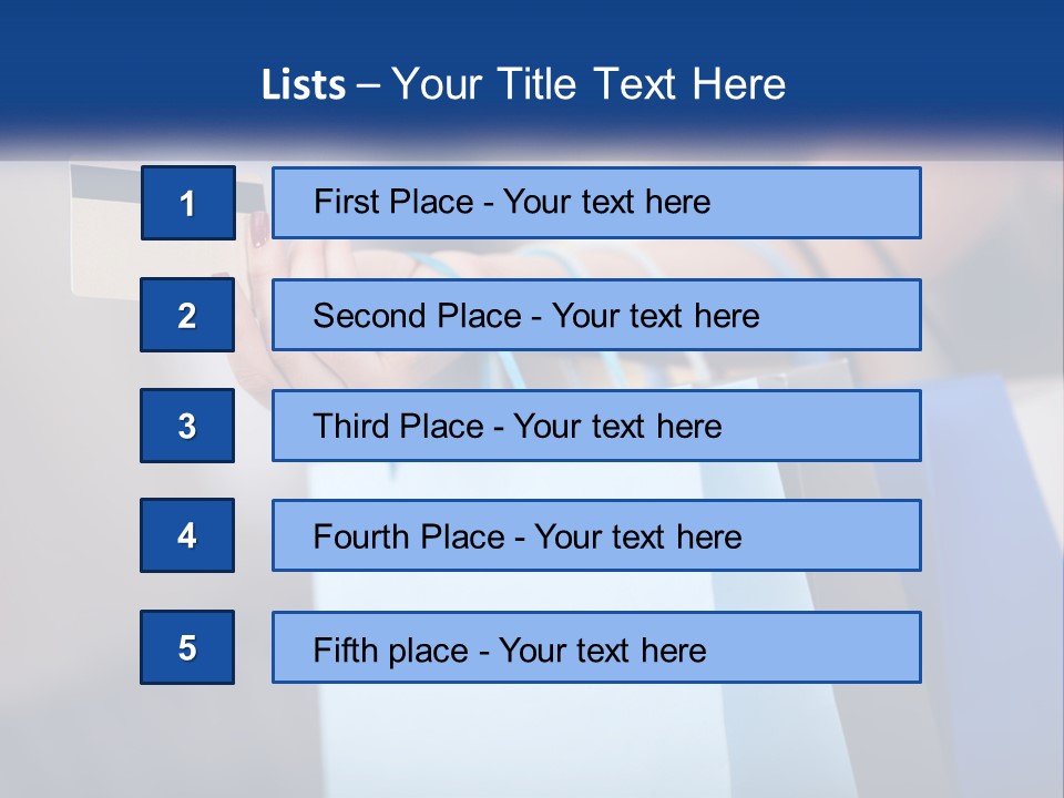 A Woman Holding Shopping Bags With A Credit Card In Her Hand PowerPoint Template