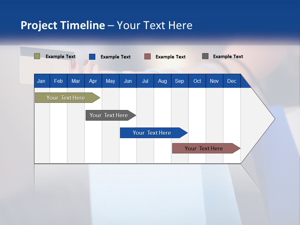 A Woman Holding Shopping Bags With A Credit Card In Her Hand PowerPoint Template