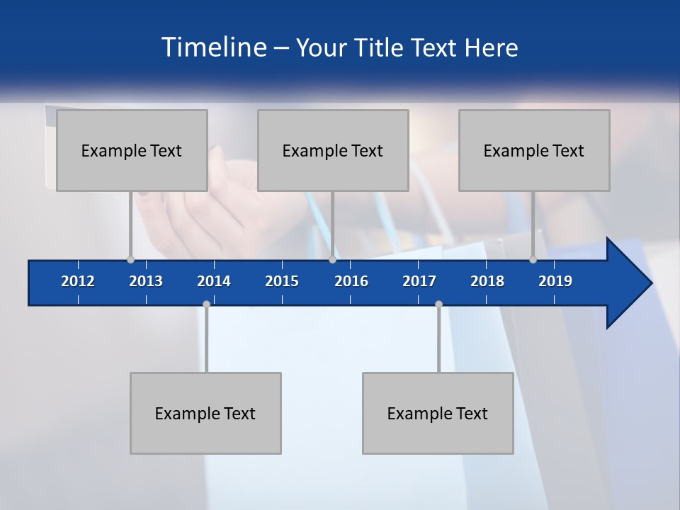 A Woman Holding Shopping Bags With A Credit Card In Her Hand PowerPoint Template