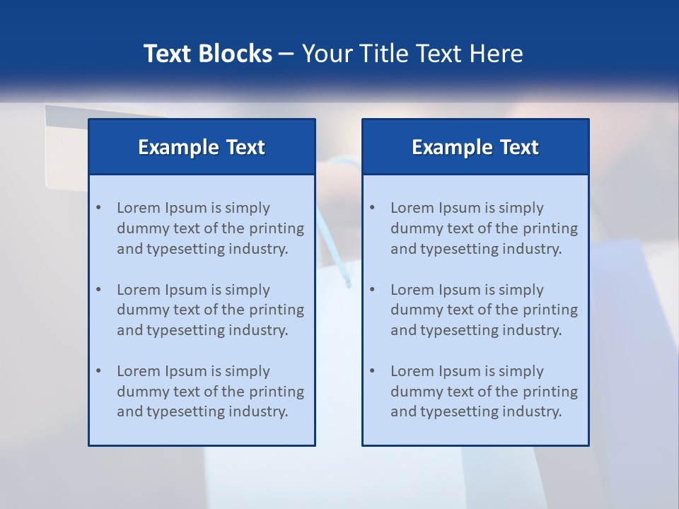 A Woman Holding Shopping Bags With A Credit Card In Her Hand PowerPoint Template
