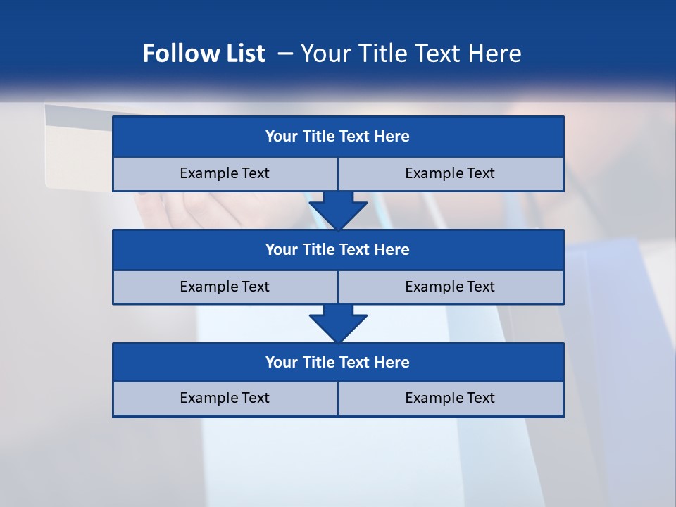 A Woman Holding Shopping Bags With A Credit Card In Her Hand PowerPoint Template