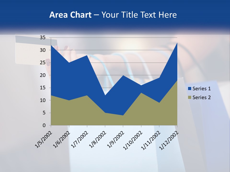 A Woman Holding Shopping Bags With A Credit Card In Her Hand PowerPoint Template