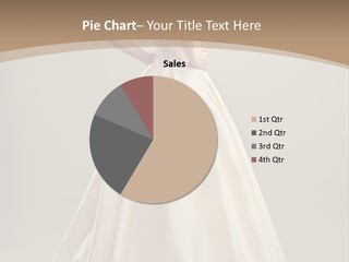 A Beautiful Woman In A Wedding Dress Powerpoint Template PowerPoint Template