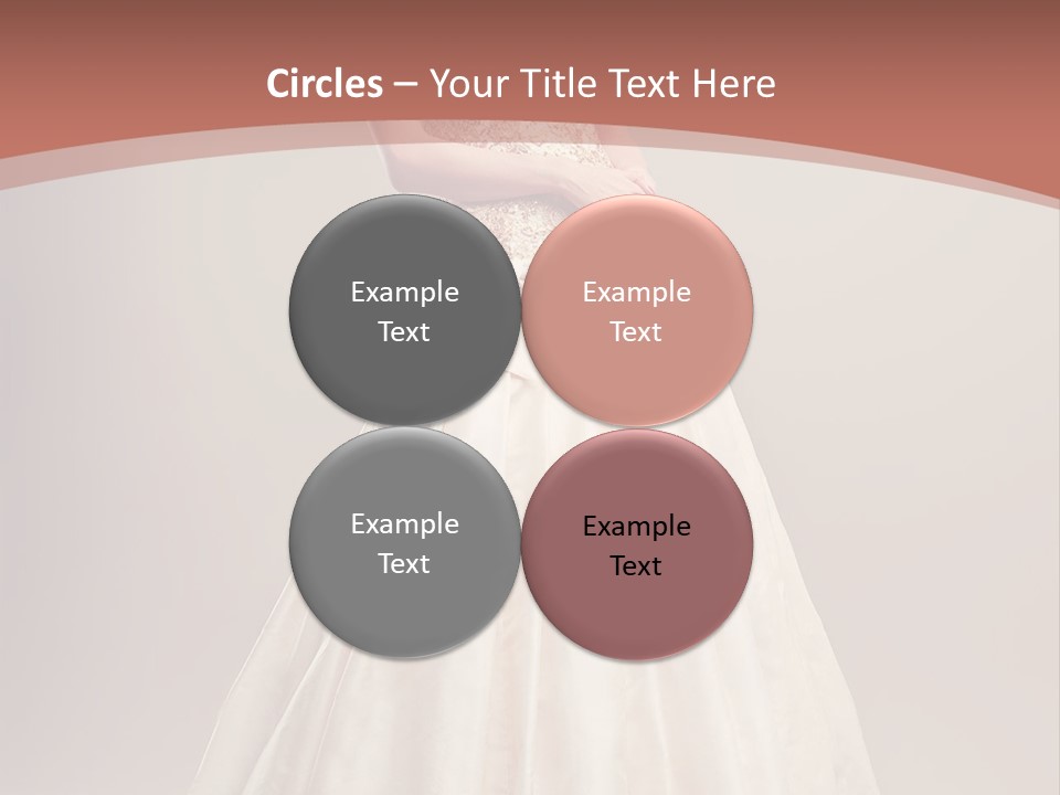A Woman In A Wedding Dress Powerpoint Template PowerPoint Template