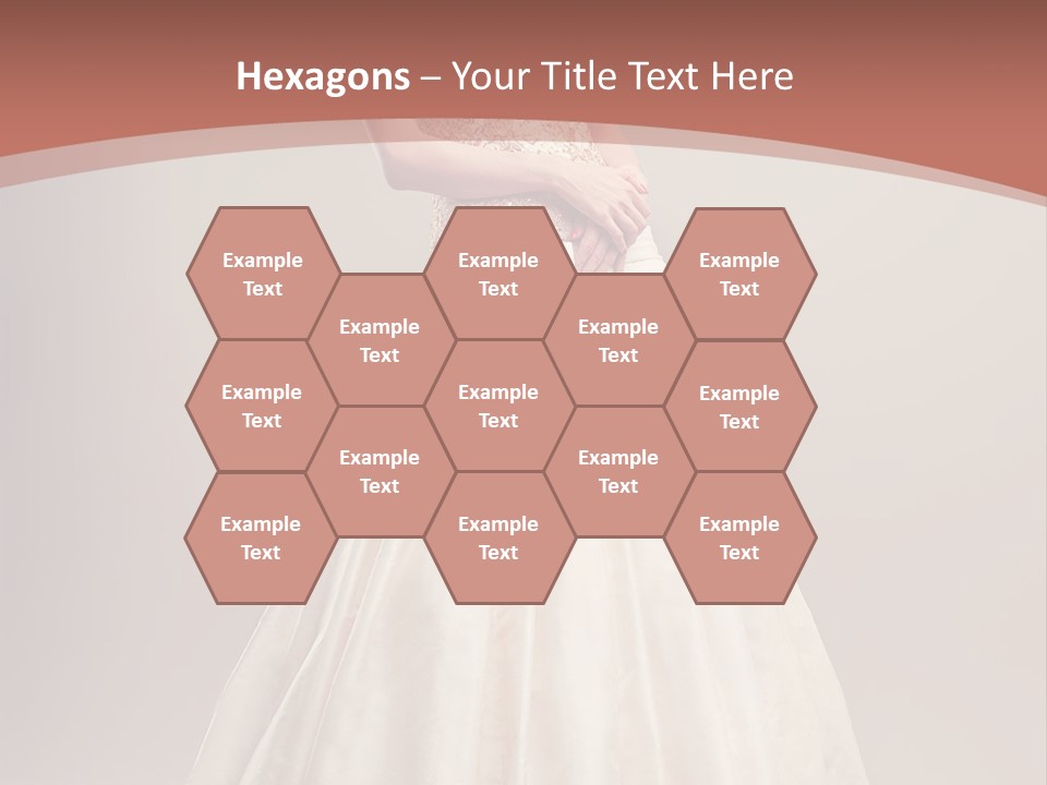 A Woman In A Wedding Dress Powerpoint Template PowerPoint Template