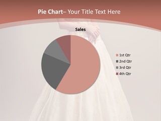 A Woman In A Wedding Dress Powerpoint Template PowerPoint Template