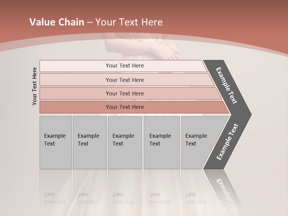 A Woman In A Wedding Dress Powerpoint Template PowerPoint Template