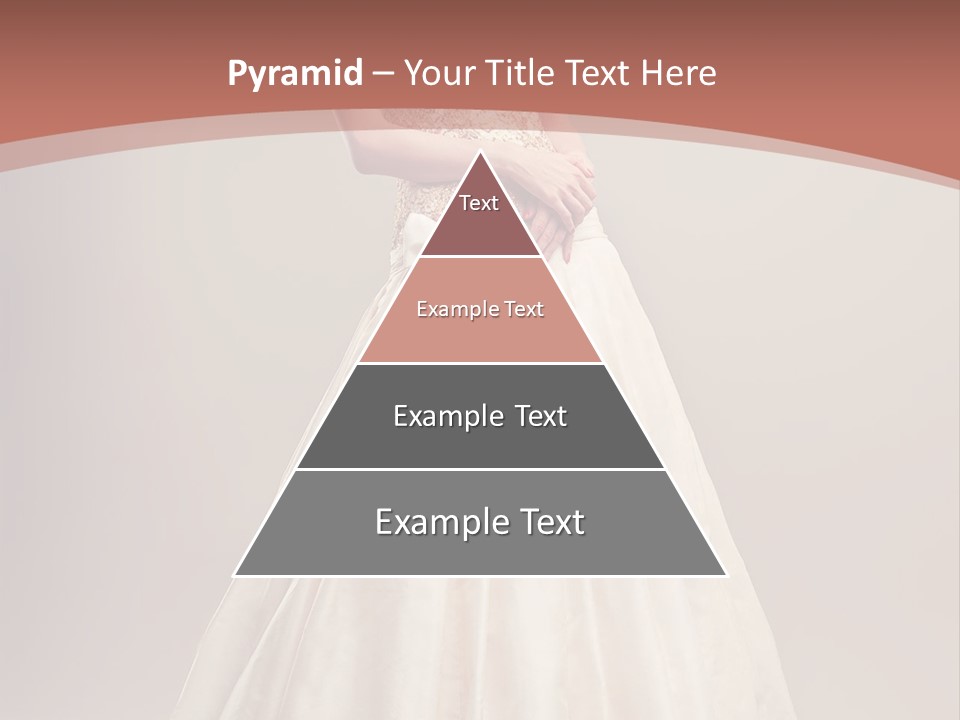 A Woman In A Wedding Dress Powerpoint Template PowerPoint Template