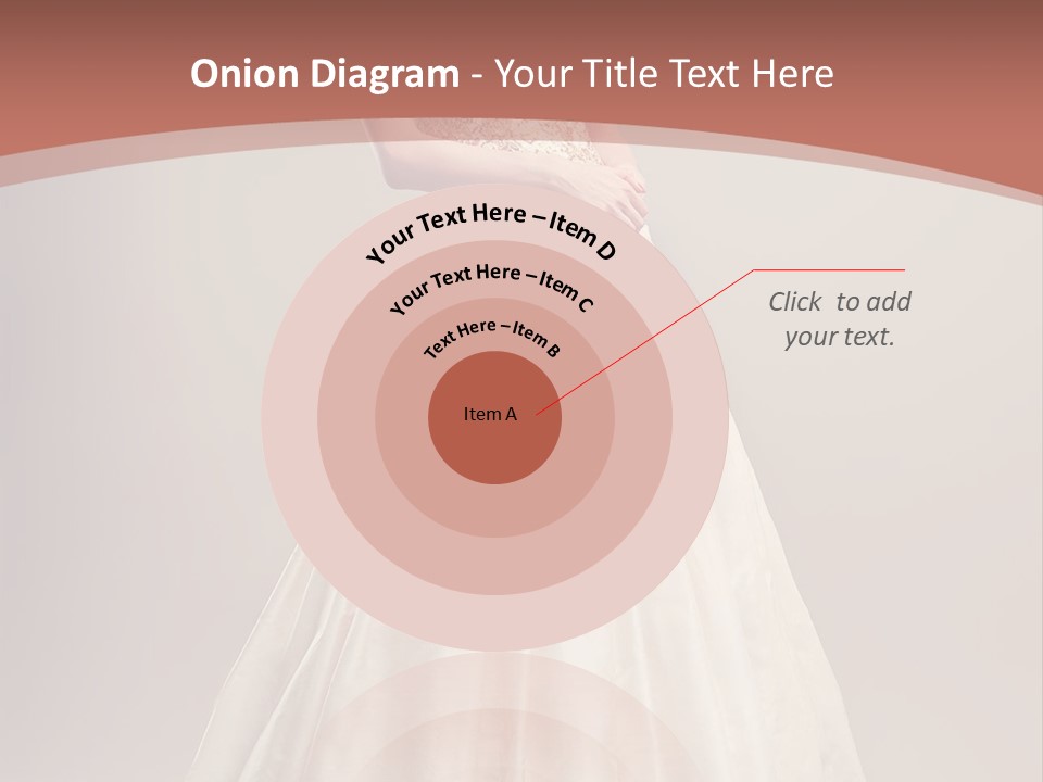 A Woman In A Wedding Dress Powerpoint Template PowerPoint Template