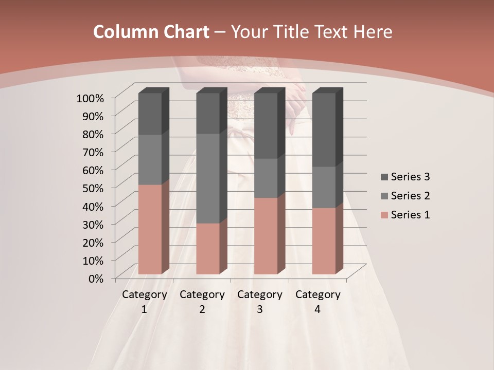 A Woman In A Wedding Dress Powerpoint Template PowerPoint Template