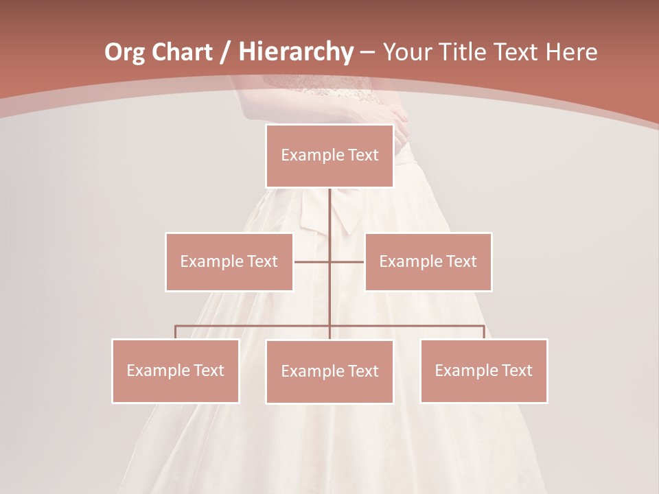 A Woman In A Wedding Dress Powerpoint Template PowerPoint Template