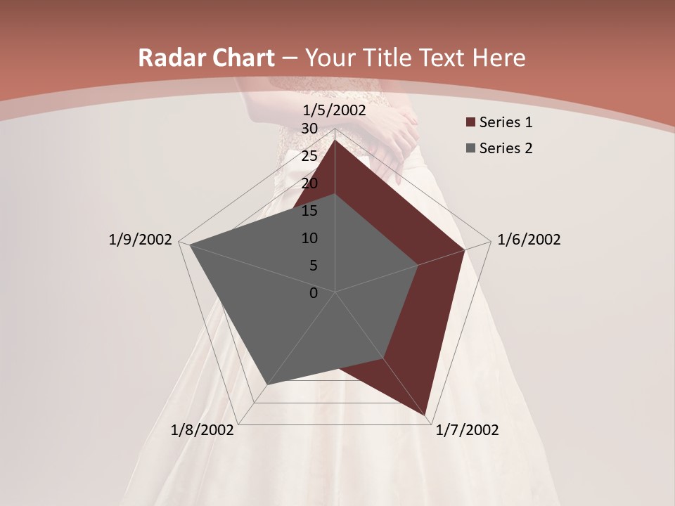 A Woman In A Wedding Dress Powerpoint Template PowerPoint Template