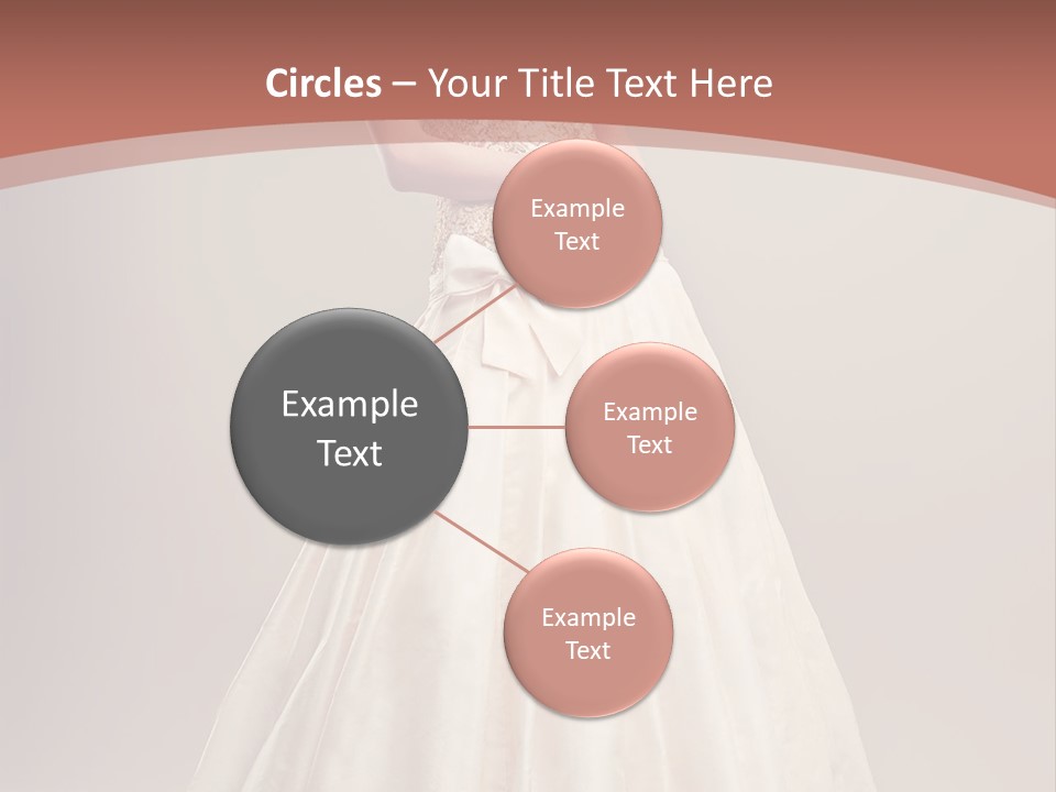 A Woman In A Wedding Dress Powerpoint Template PowerPoint Template