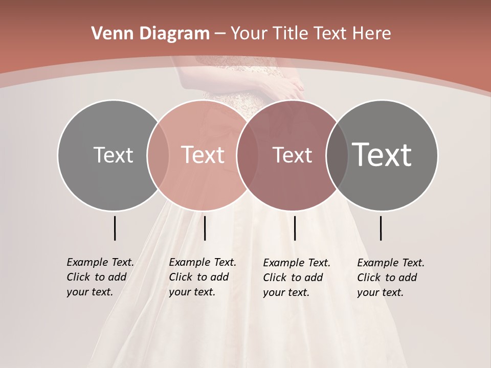 A Woman In A Wedding Dress Powerpoint Template PowerPoint Template