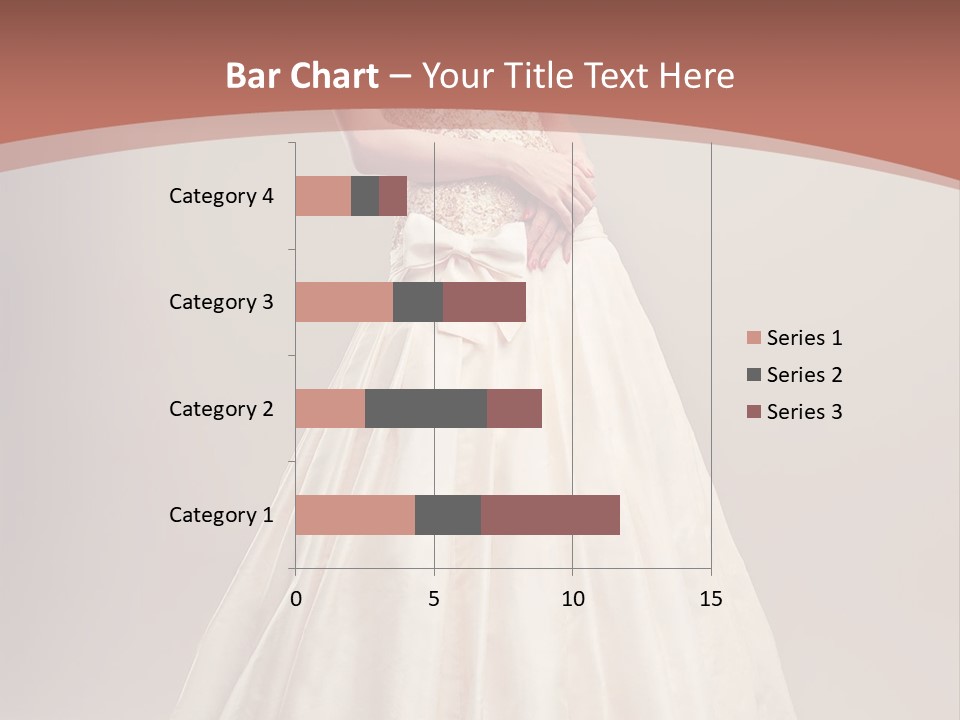 A Woman In A Wedding Dress Powerpoint Template PowerPoint Template