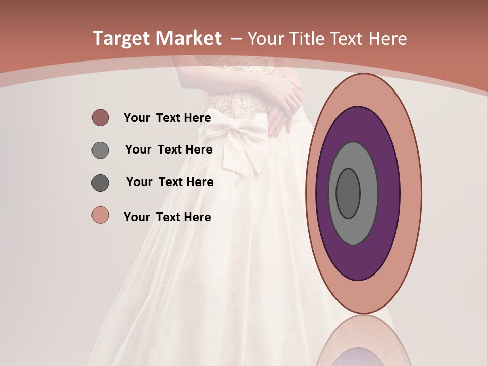 A Woman In A Wedding Dress Powerpoint Template PowerPoint Template