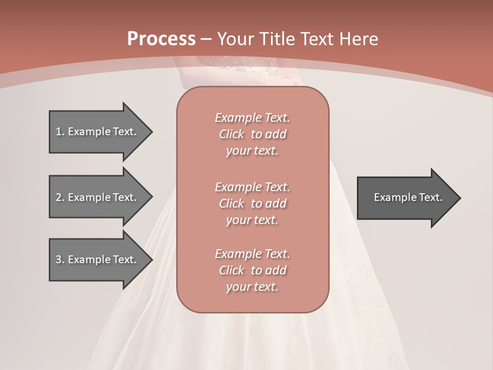 A Woman In A Wedding Dress Powerpoint Template PowerPoint Template