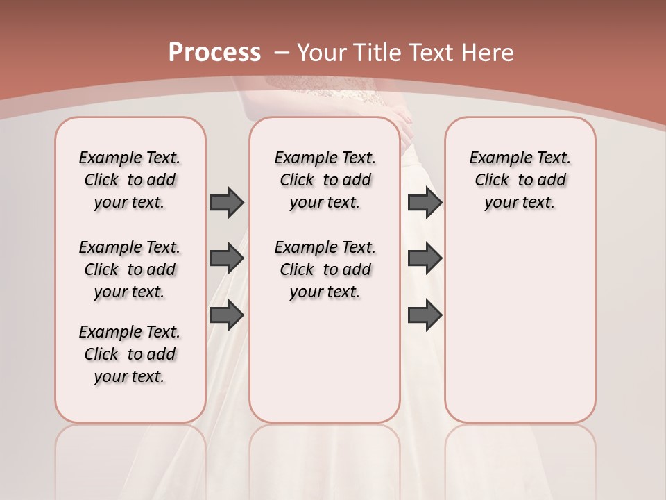 A Woman In A Wedding Dress Powerpoint Template PowerPoint Template