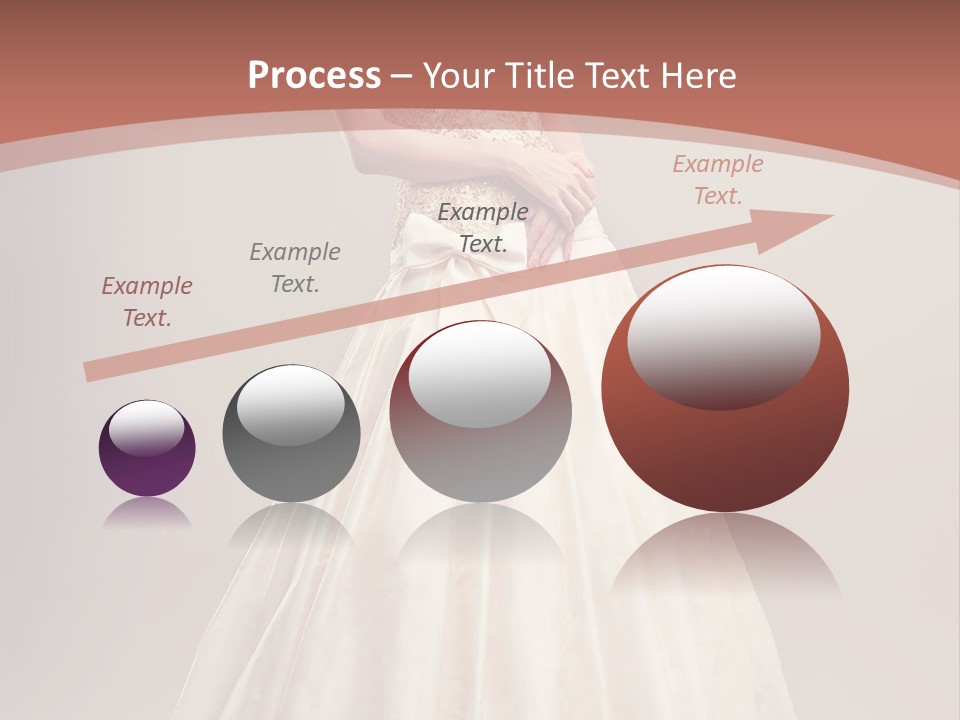 A Woman In A Wedding Dress Powerpoint Template PowerPoint Template
