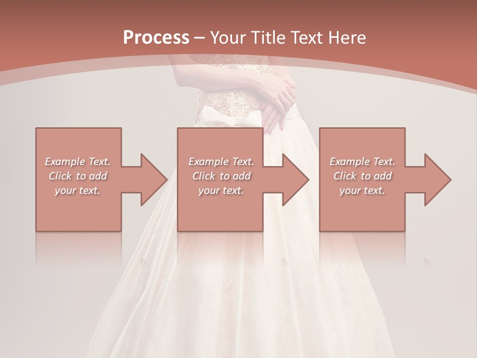 A Woman In A Wedding Dress Powerpoint Template PowerPoint Template