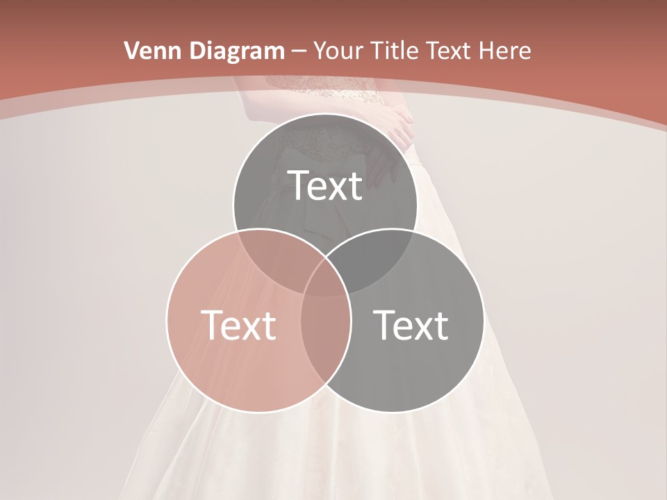 A Woman In A Wedding Dress Powerpoint Template PowerPoint Template
