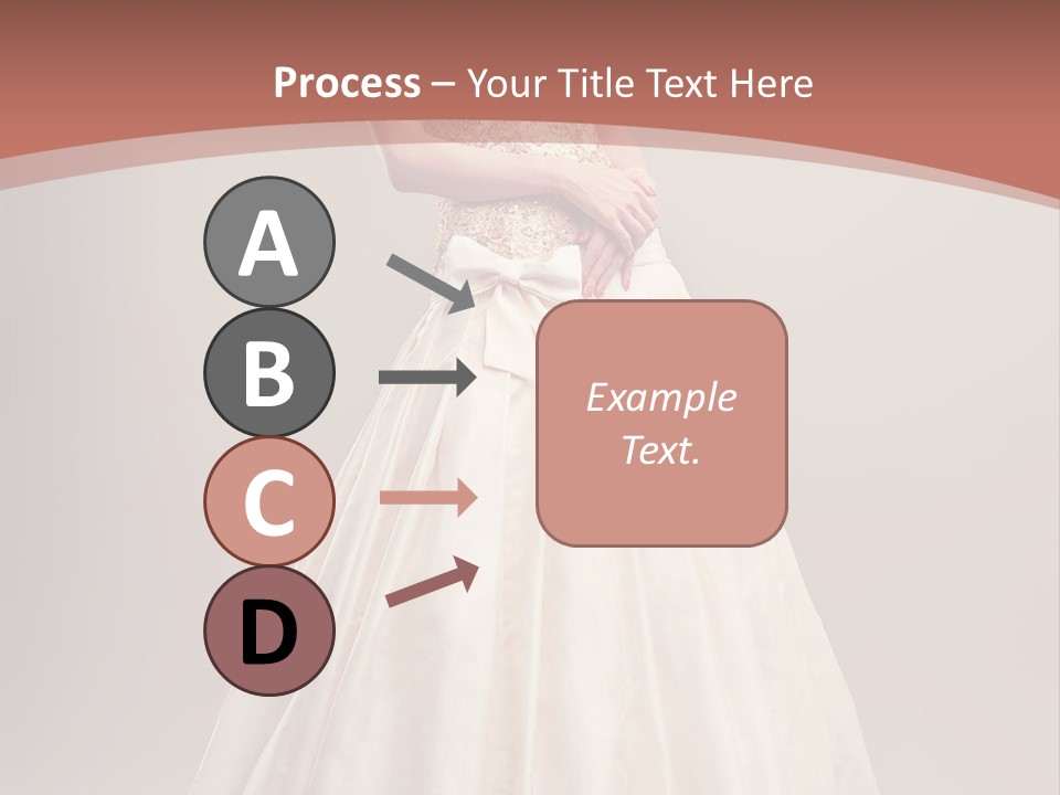 A Woman In A Wedding Dress Powerpoint Template PowerPoint Template