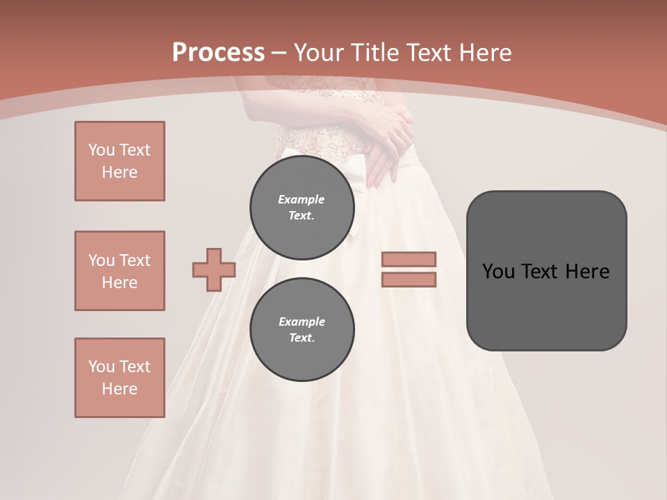A Woman In A Wedding Dress Powerpoint Template PowerPoint Template