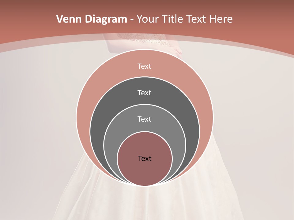 A Woman In A Wedding Dress Powerpoint Template PowerPoint Template