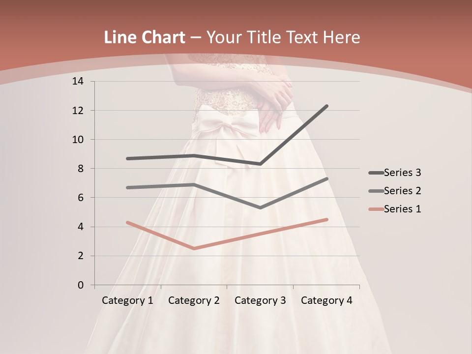 A Woman In A Wedding Dress Powerpoint Template PowerPoint Template