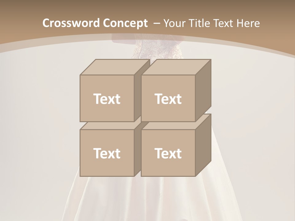 A Woman In A Wedding Dress Powerpoint Template PowerPoint Template