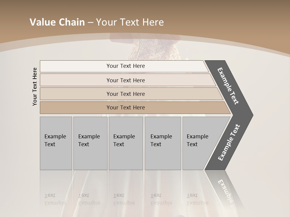 A Woman In A Wedding Dress Powerpoint Template PowerPoint Template