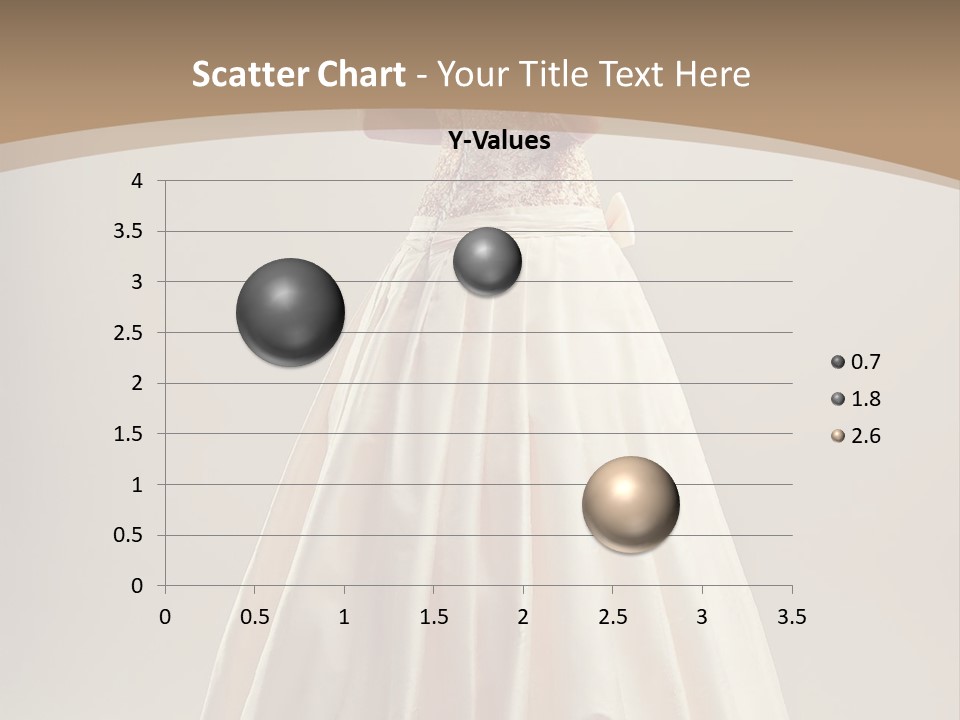 A Woman In A Wedding Dress Powerpoint Template PowerPoint Template