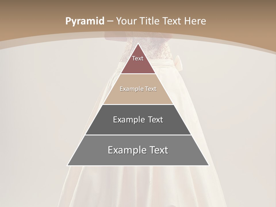 A Woman In A Wedding Dress Powerpoint Template PowerPoint Template